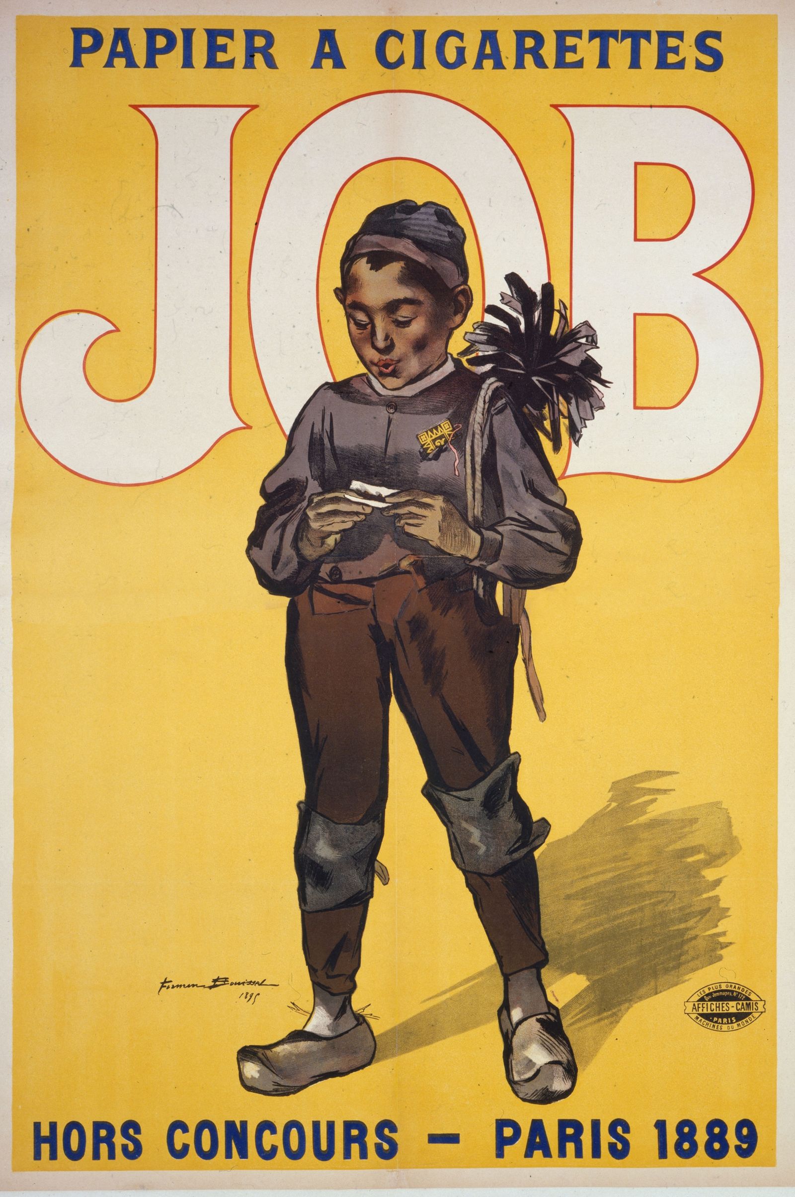 Papier A Cigarettes Job Hors Concours-Paris (1895)