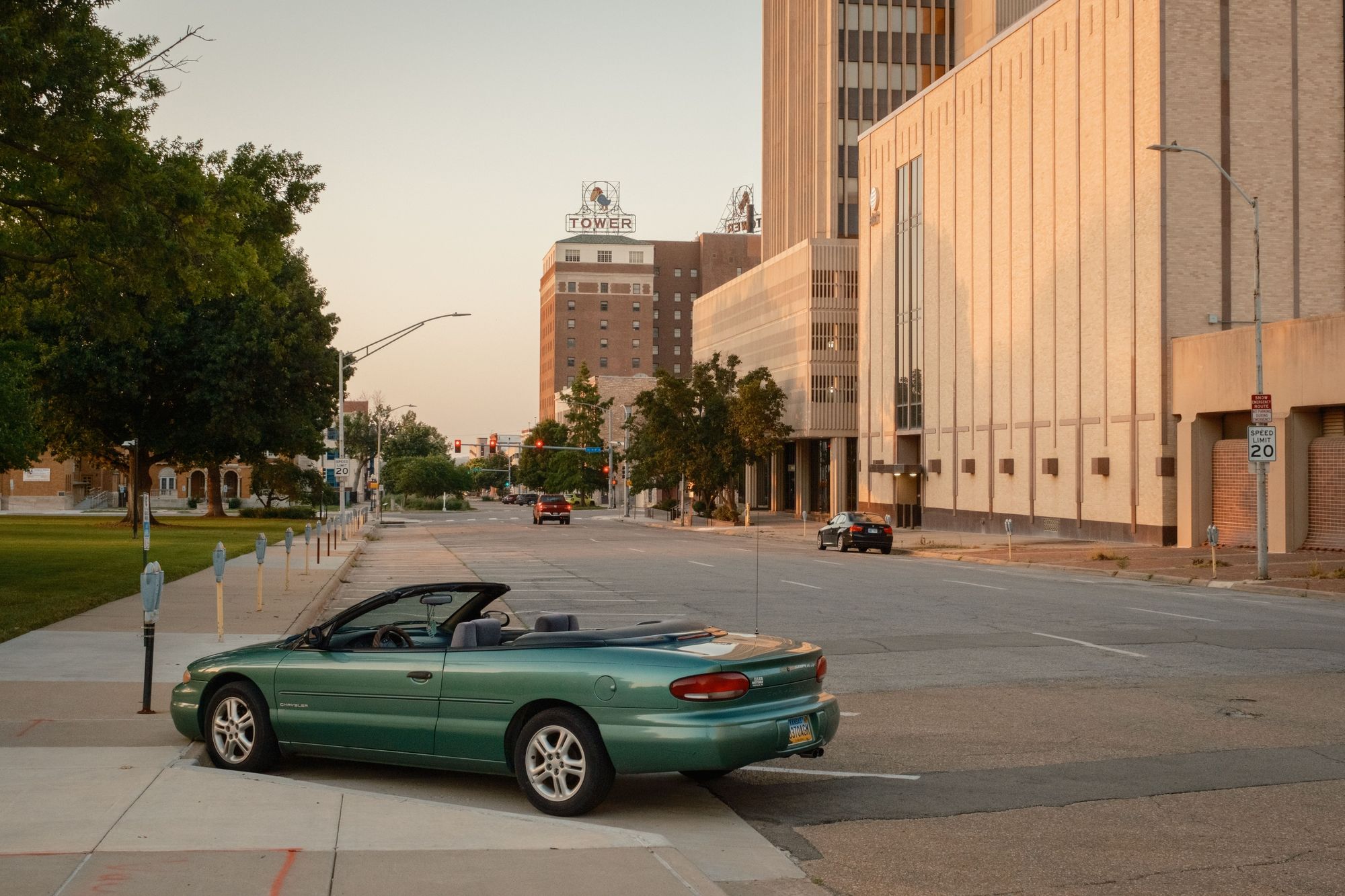 Parked in Downtown Topeka