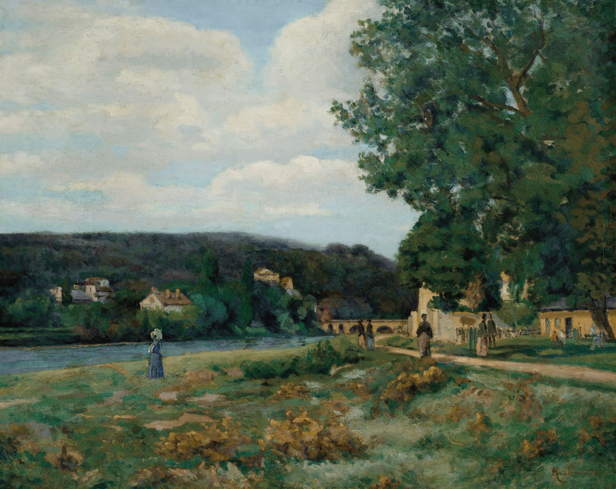 Paysage de l’Ile-de-France (circa 1875)