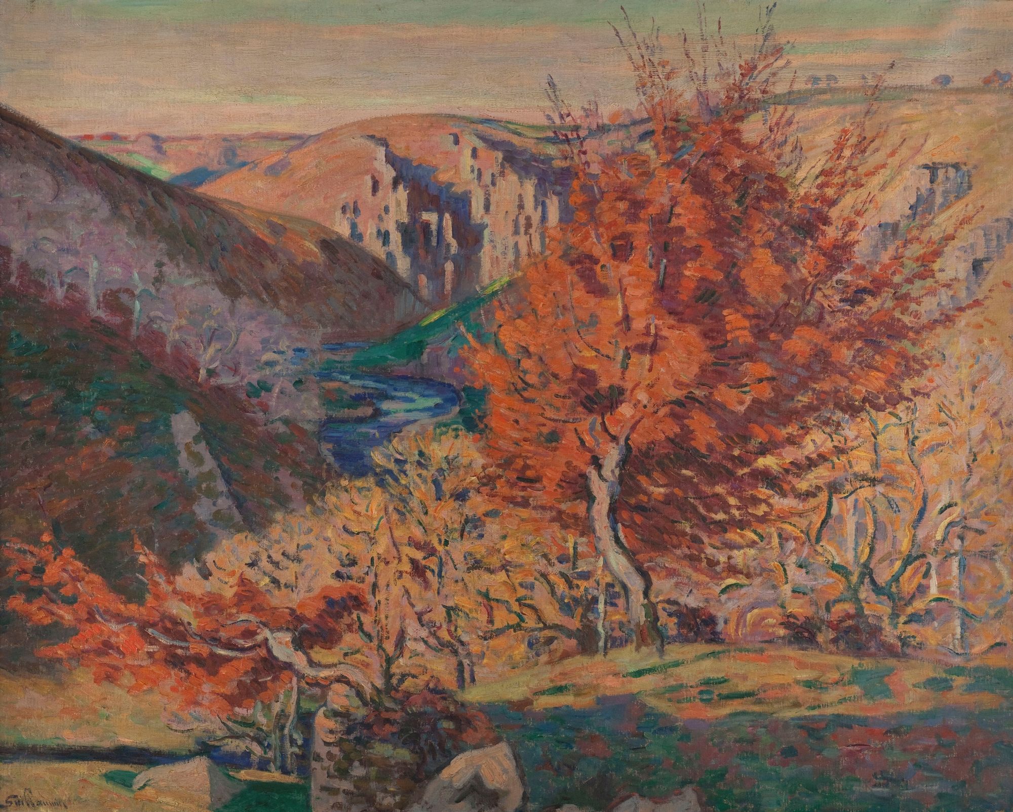 Paysage, le rocher de la Fileuse (1893-1920)