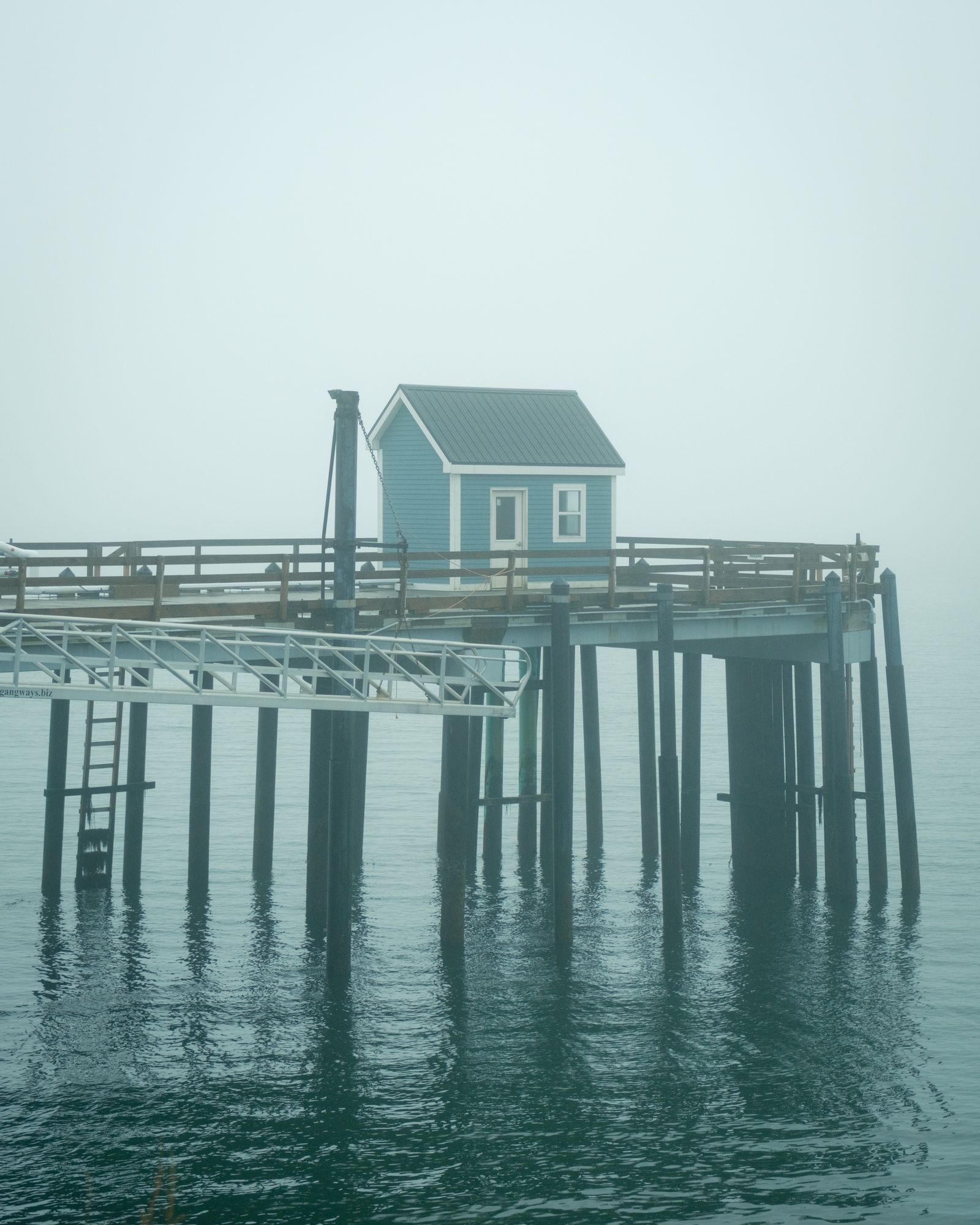 Pier in Fog, Beals Island
