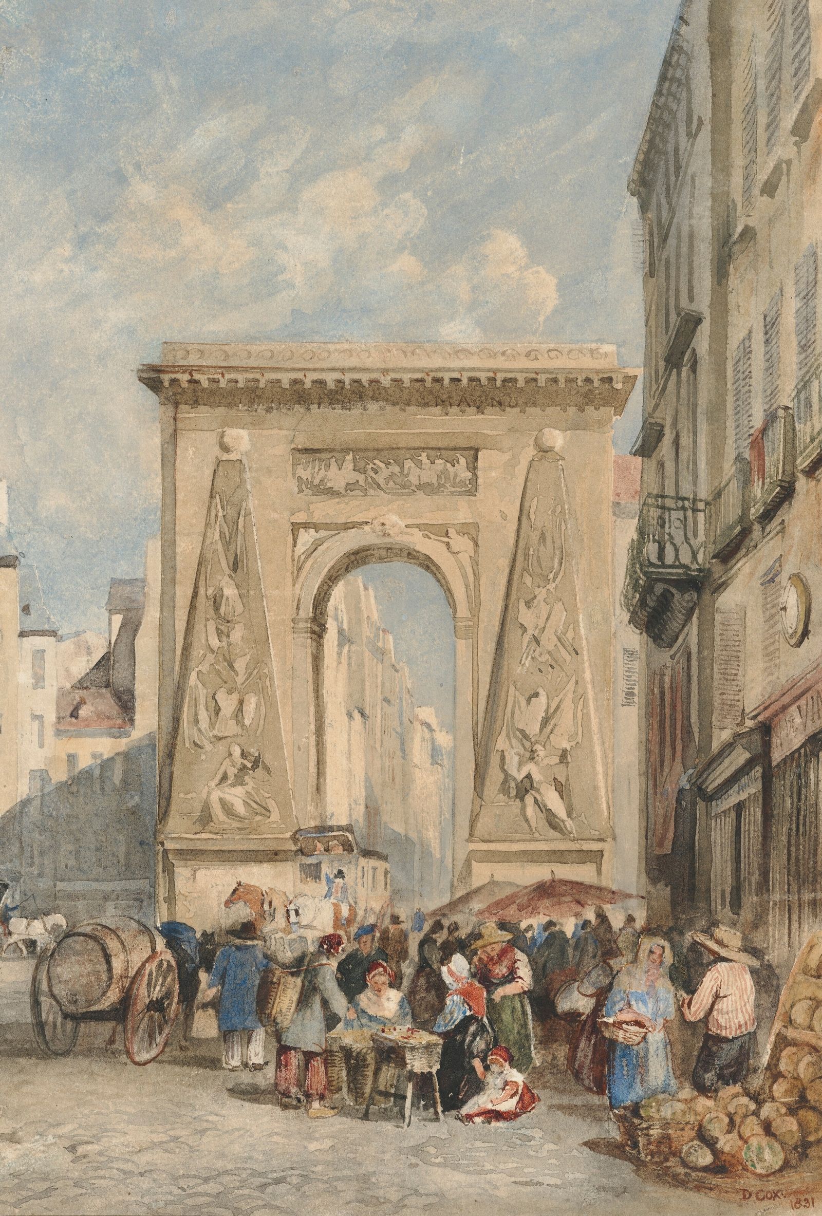 Porte Saint Denis, Paris (1831)