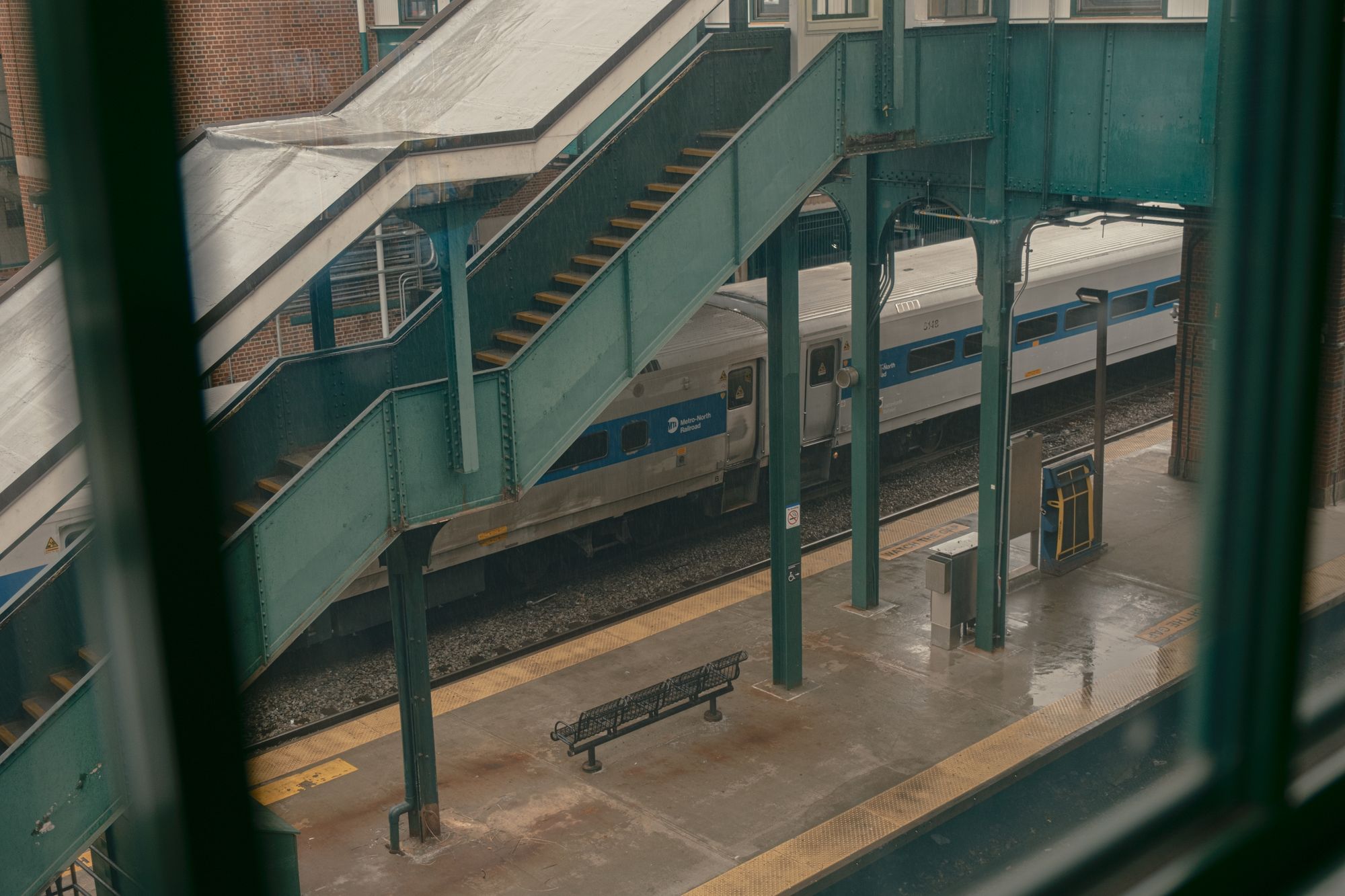 Platform at Poughkeepsie Train Station