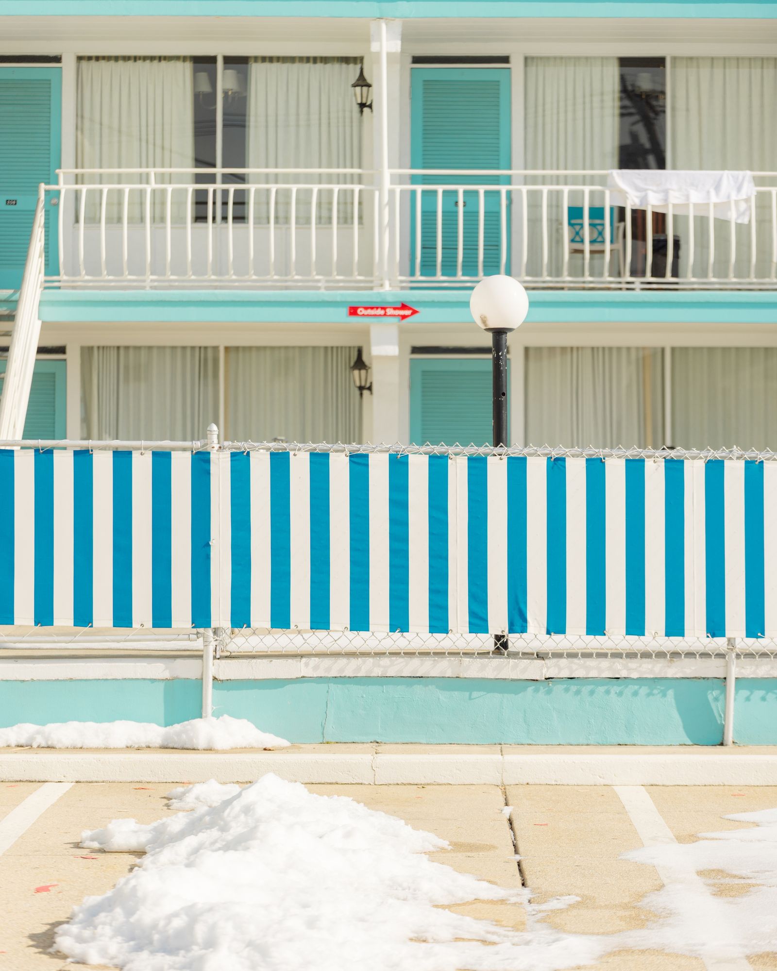 Quebec Motel in Winter 01