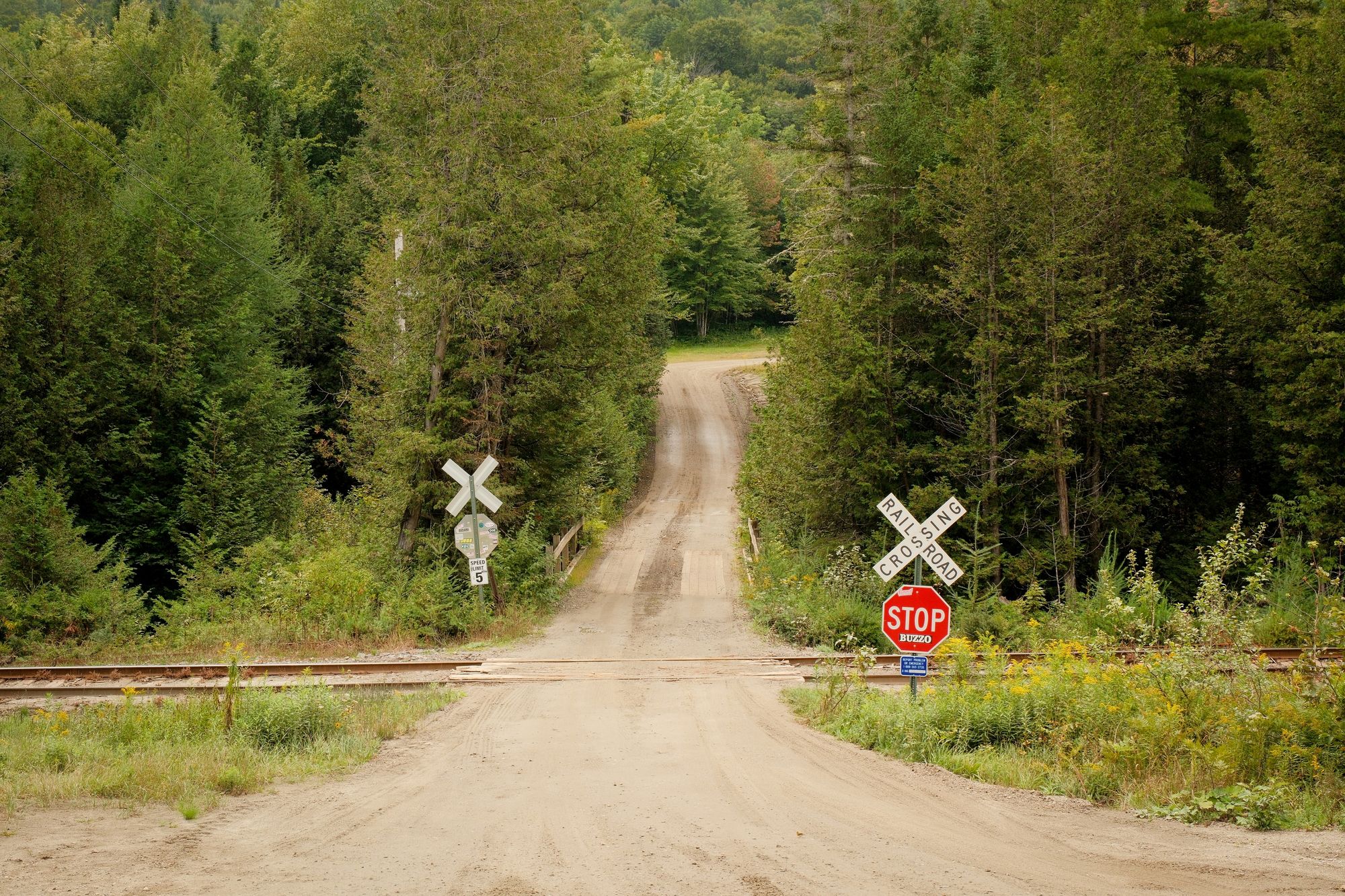 Railroad Crossing, West Burke