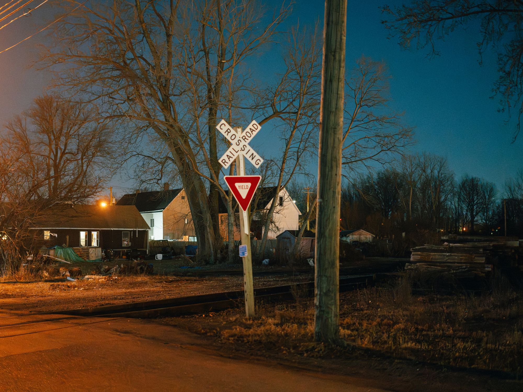 Railroad Crossing in First Ward, Buffalo