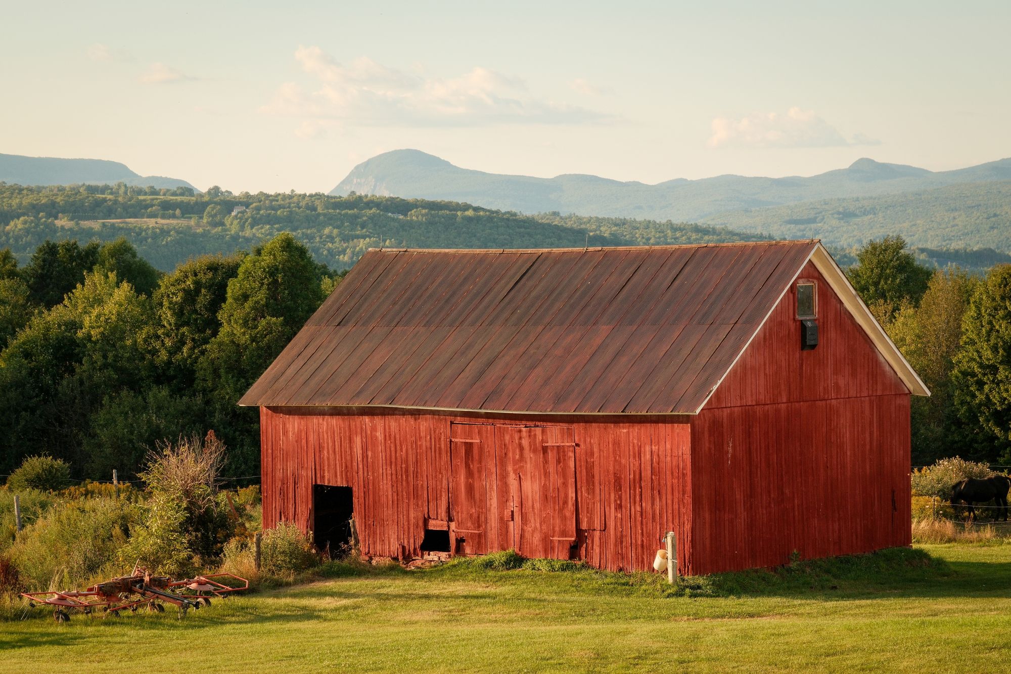 Red Barn in Burke