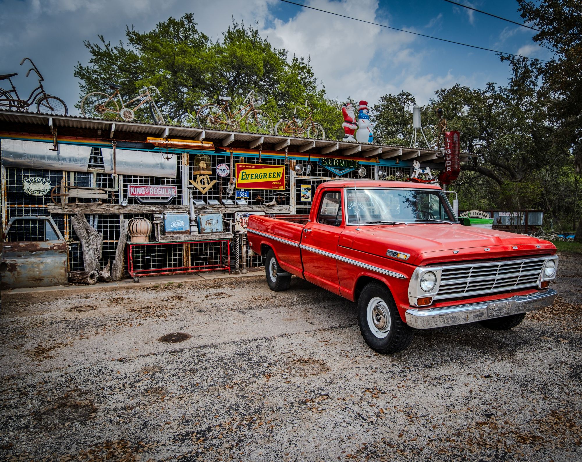 Retro Gas Station