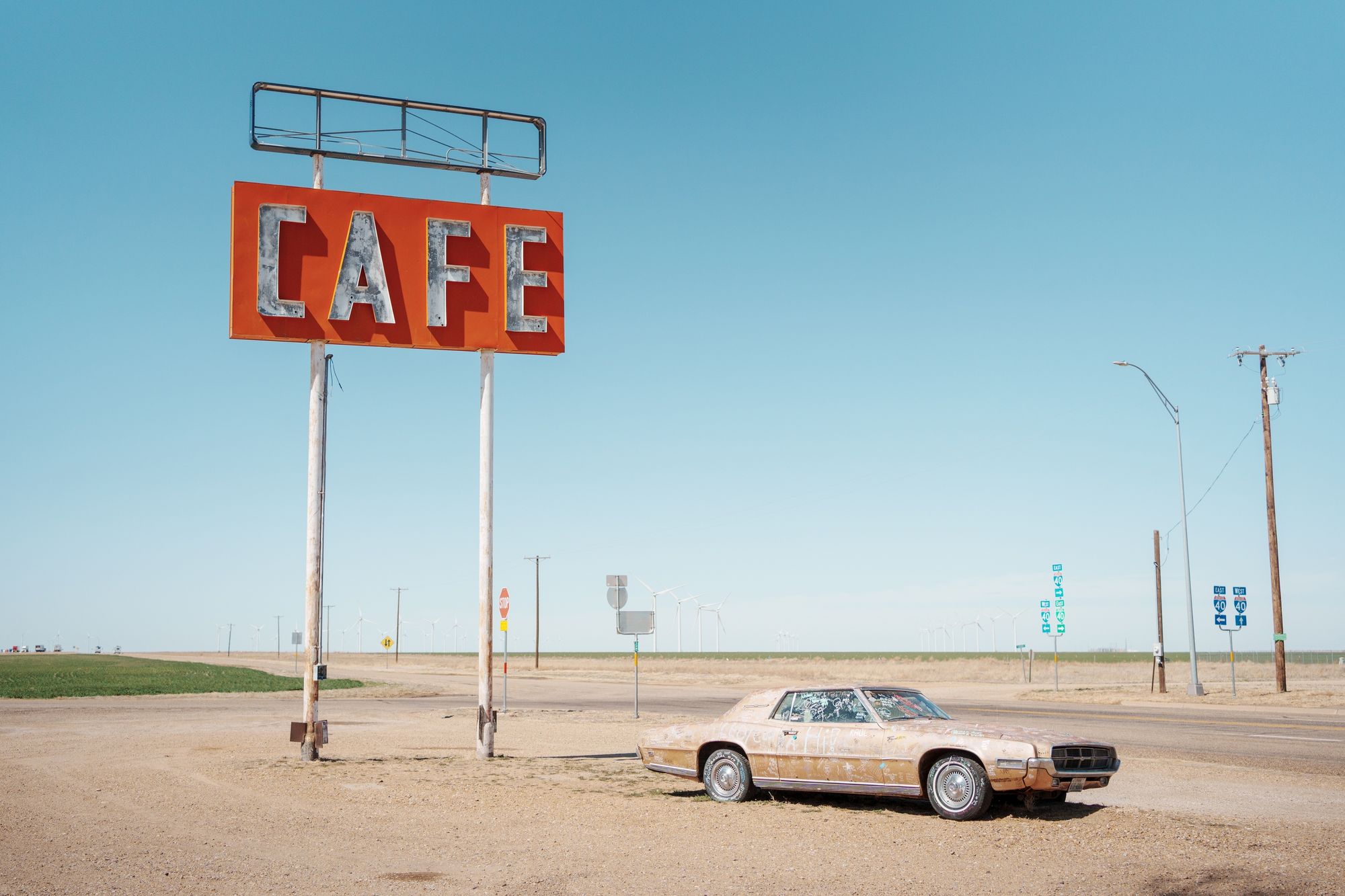 Route 66 Midpoint, Adrian 02