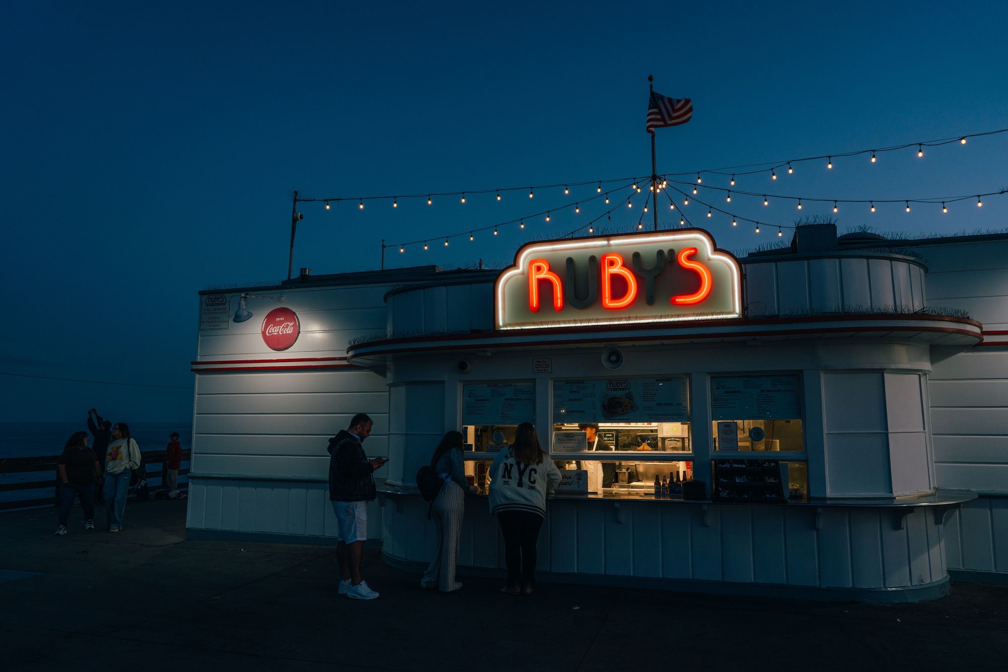 Ruby's Diner on Balboa Pier, Newport Beach