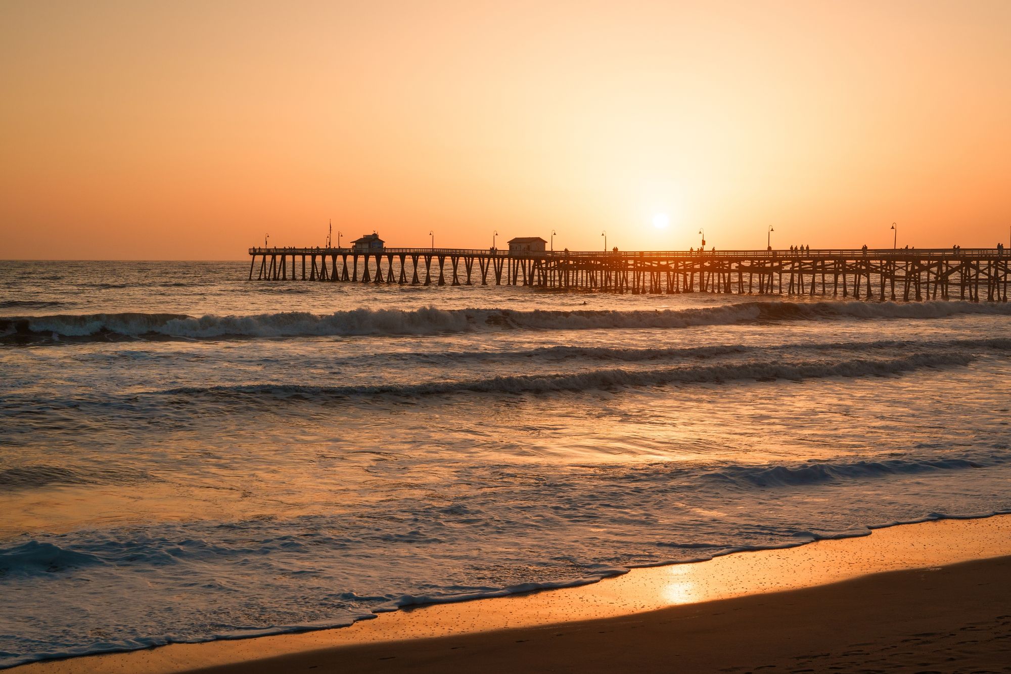 San Clemente Pier at Sunset 02