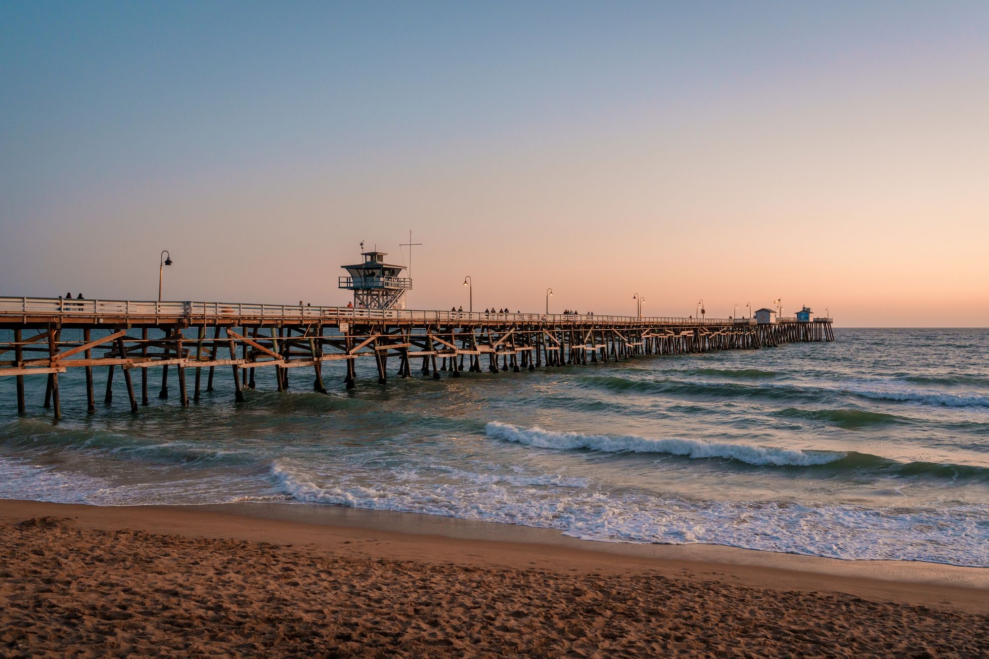 San Clemente Pier at Sunset 03