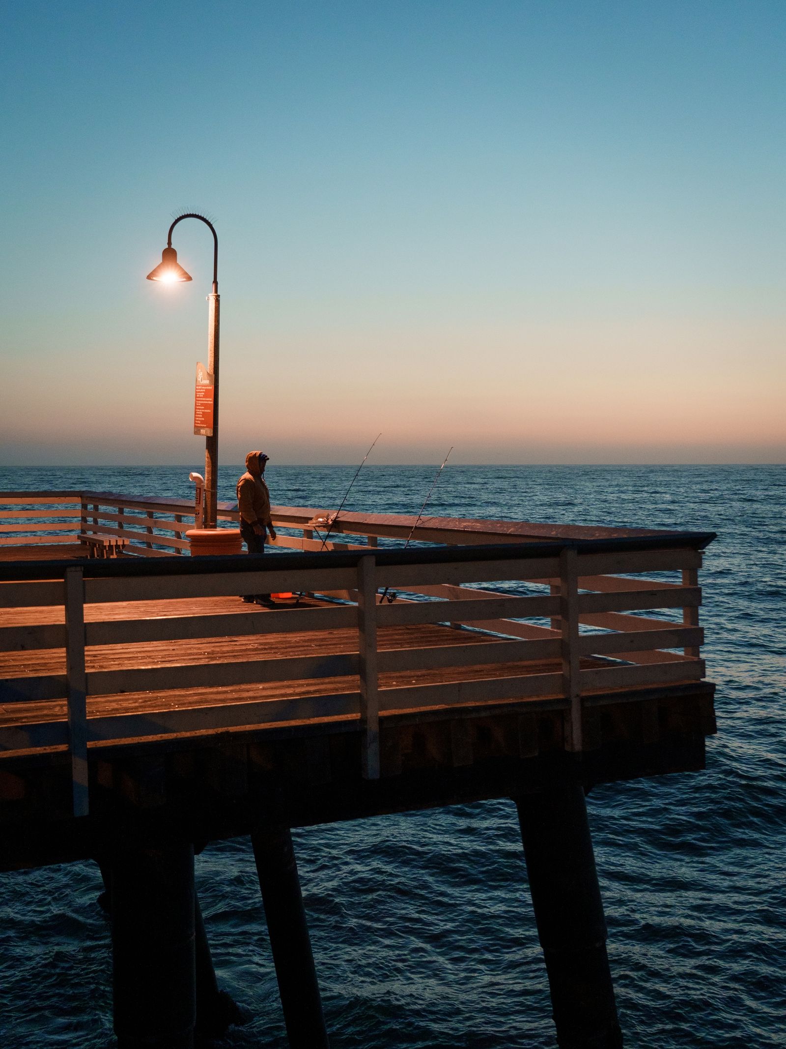 San Clemente Pier at Sunset