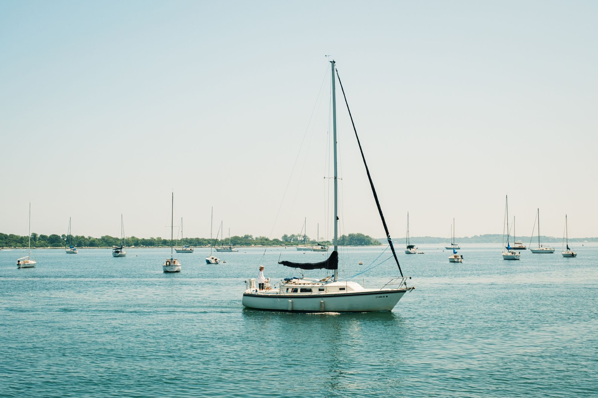 Sailboats in Noank, Groton 02
