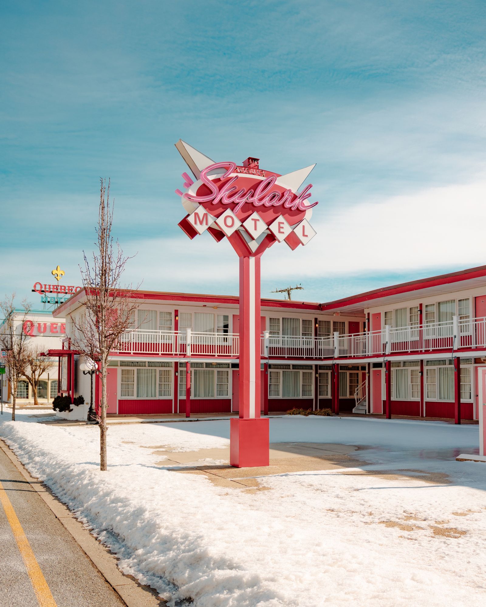Skylark Motel in Winter 01