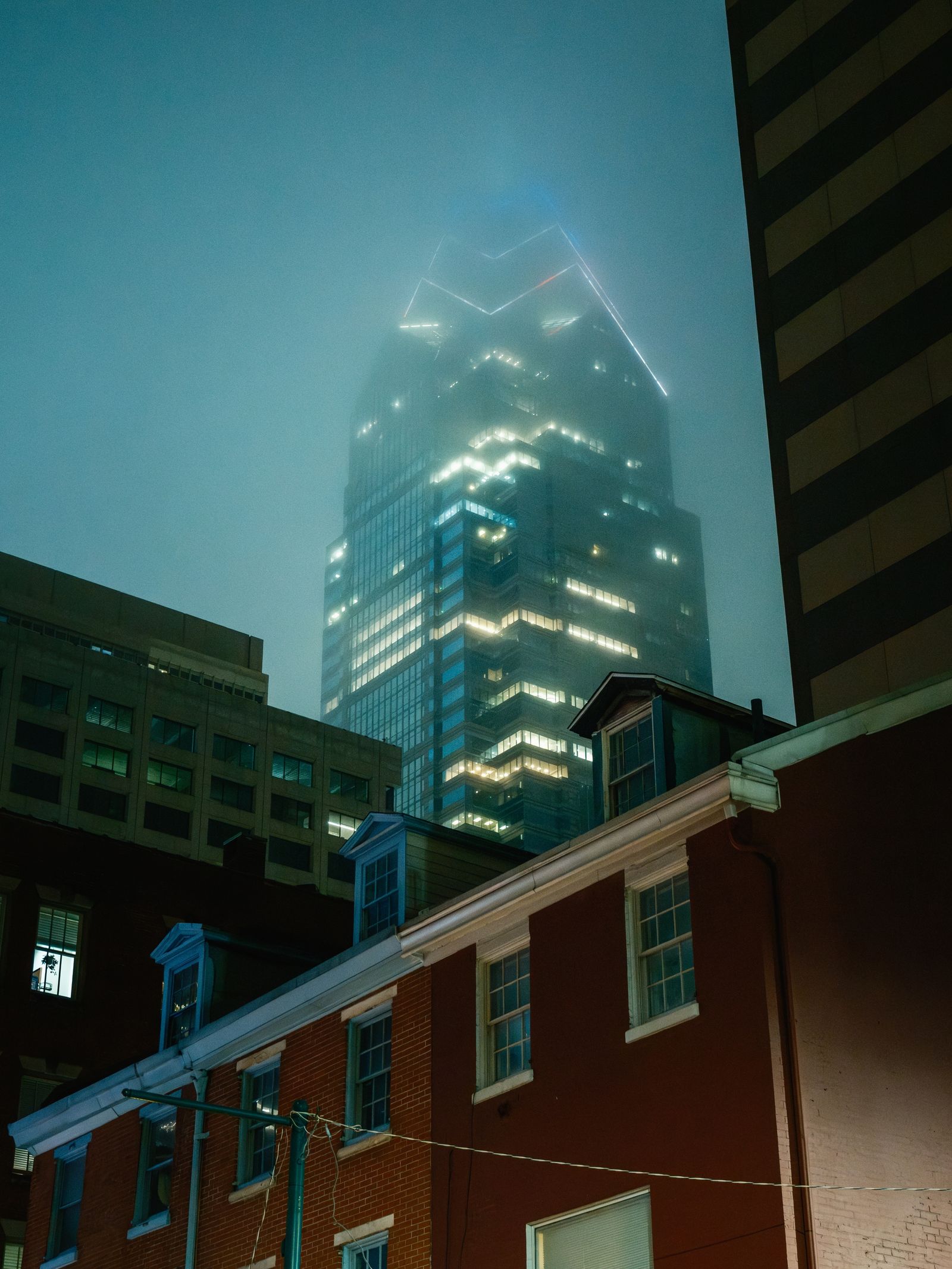 Skyscraper in Mist, Philly