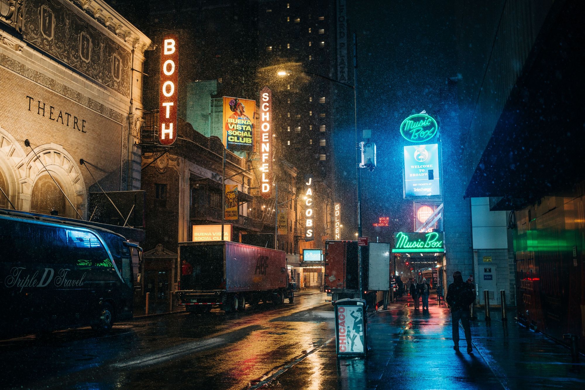 Snowy Theater District, Manhattan 02