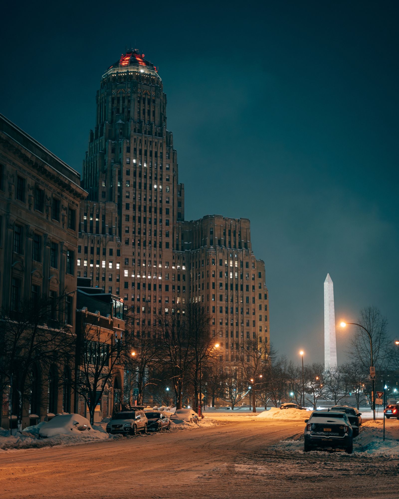 Snowy Buffalo City Hall