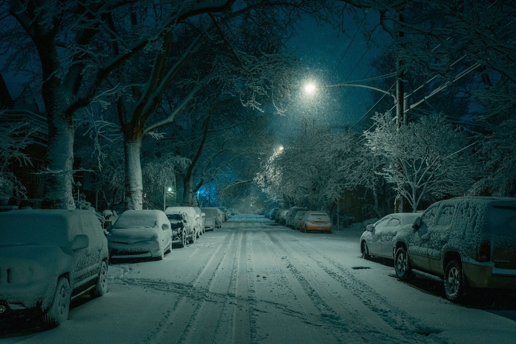 Snowy Night, West Philly 01