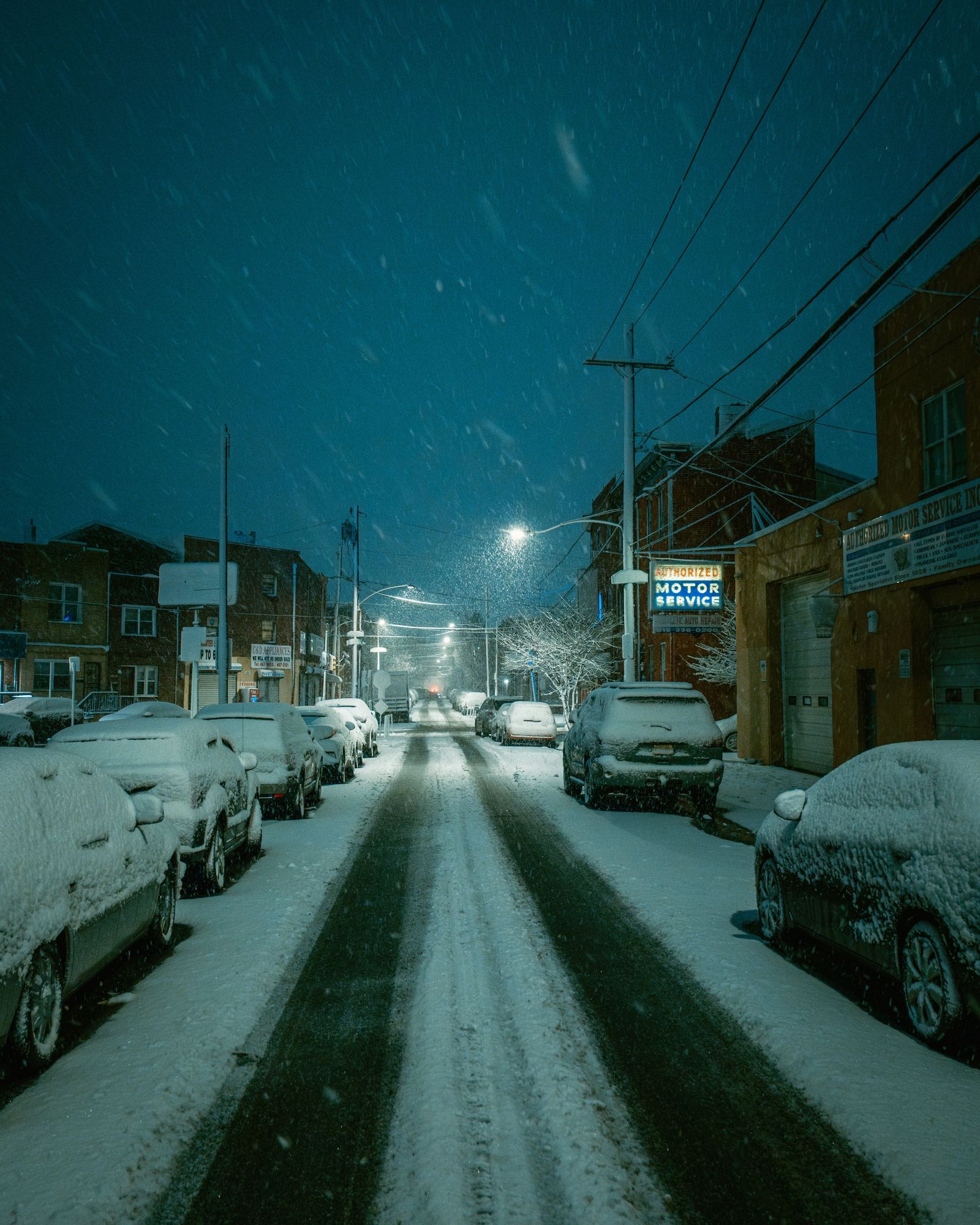 Snowy Night on 8th Street, Philadelphia 02