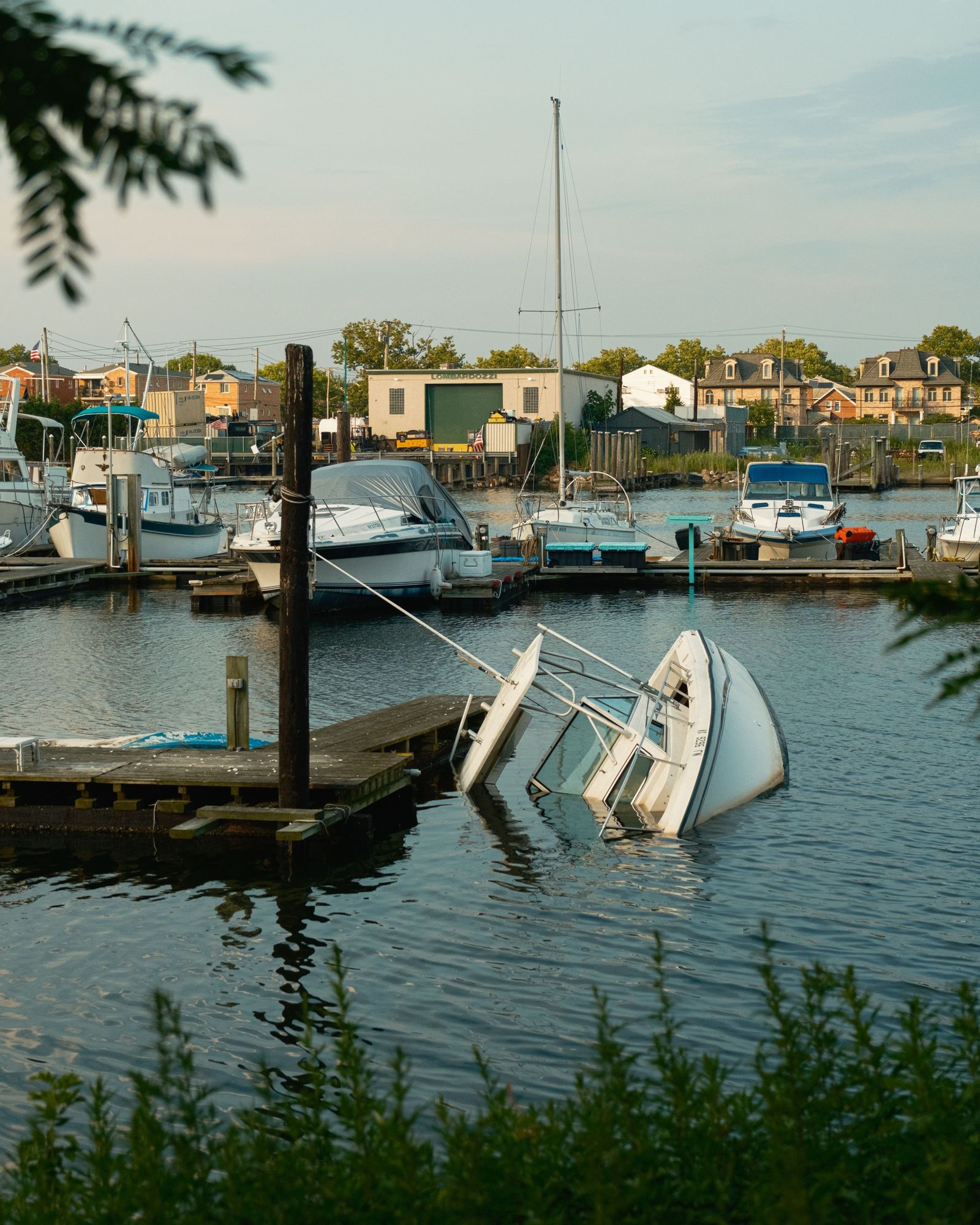 Sunk in East Mill Basin, Brooklyn