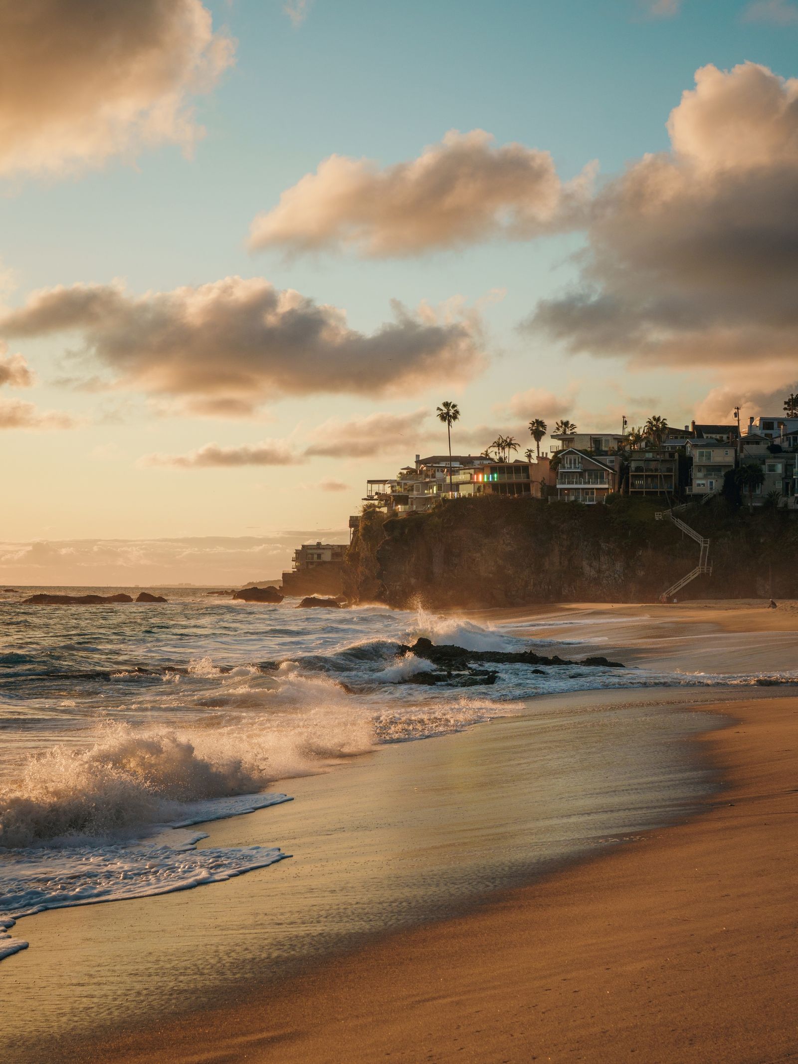 Sunset at 1000 Steps Beach, Laguna Beach