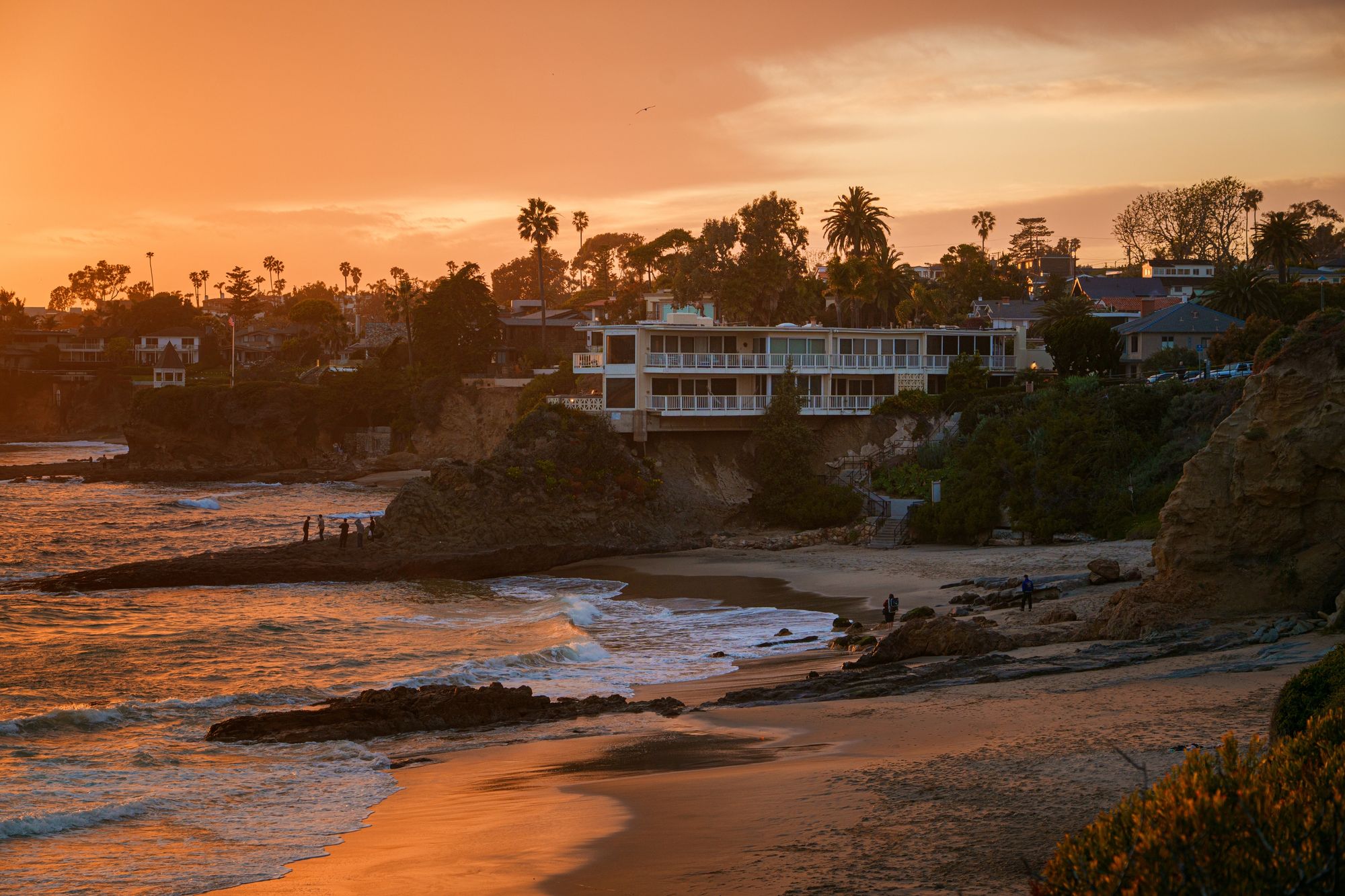 Sunset at Heisler Park, Laguna Beach
