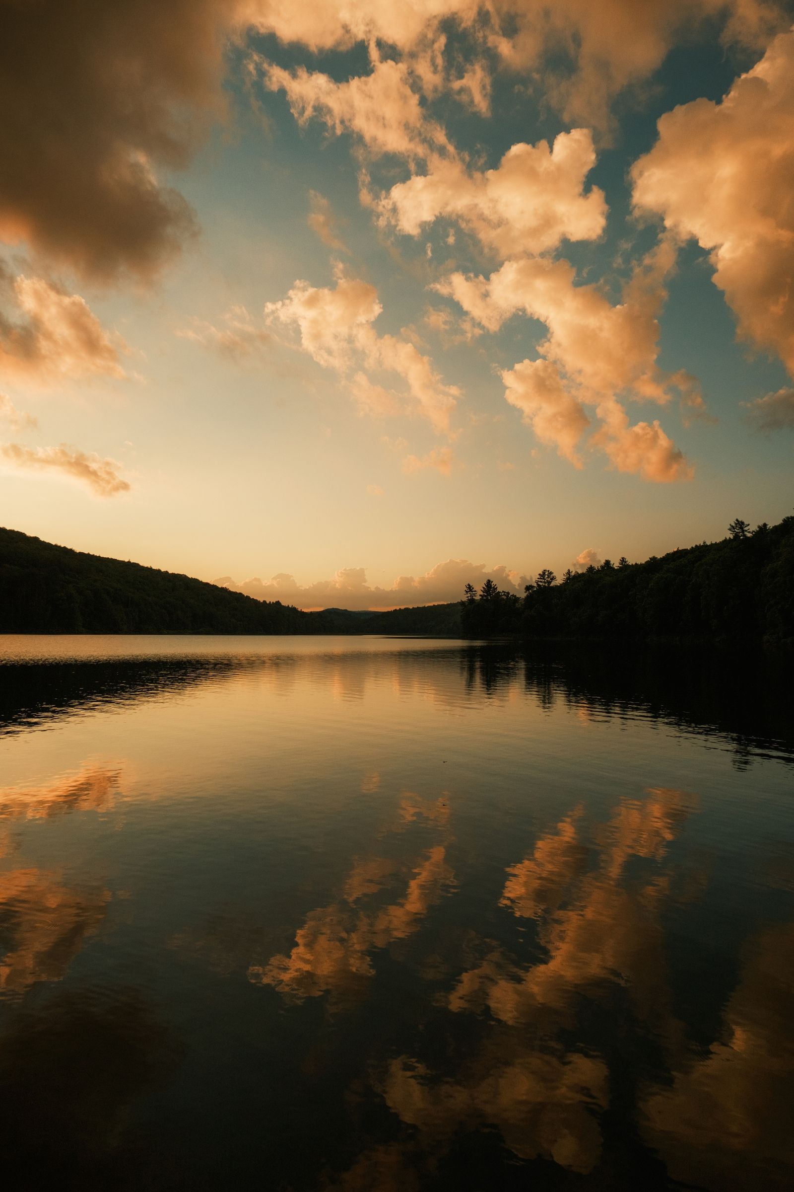 Sunset at Littleville Lake