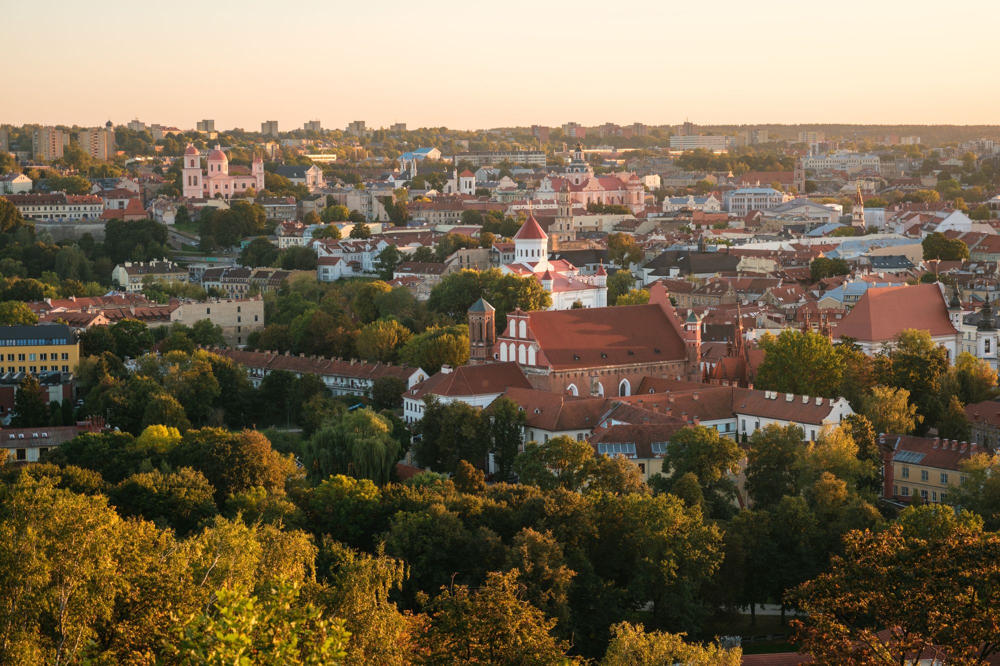 Sunset at Three Crosses, Vilnius 01