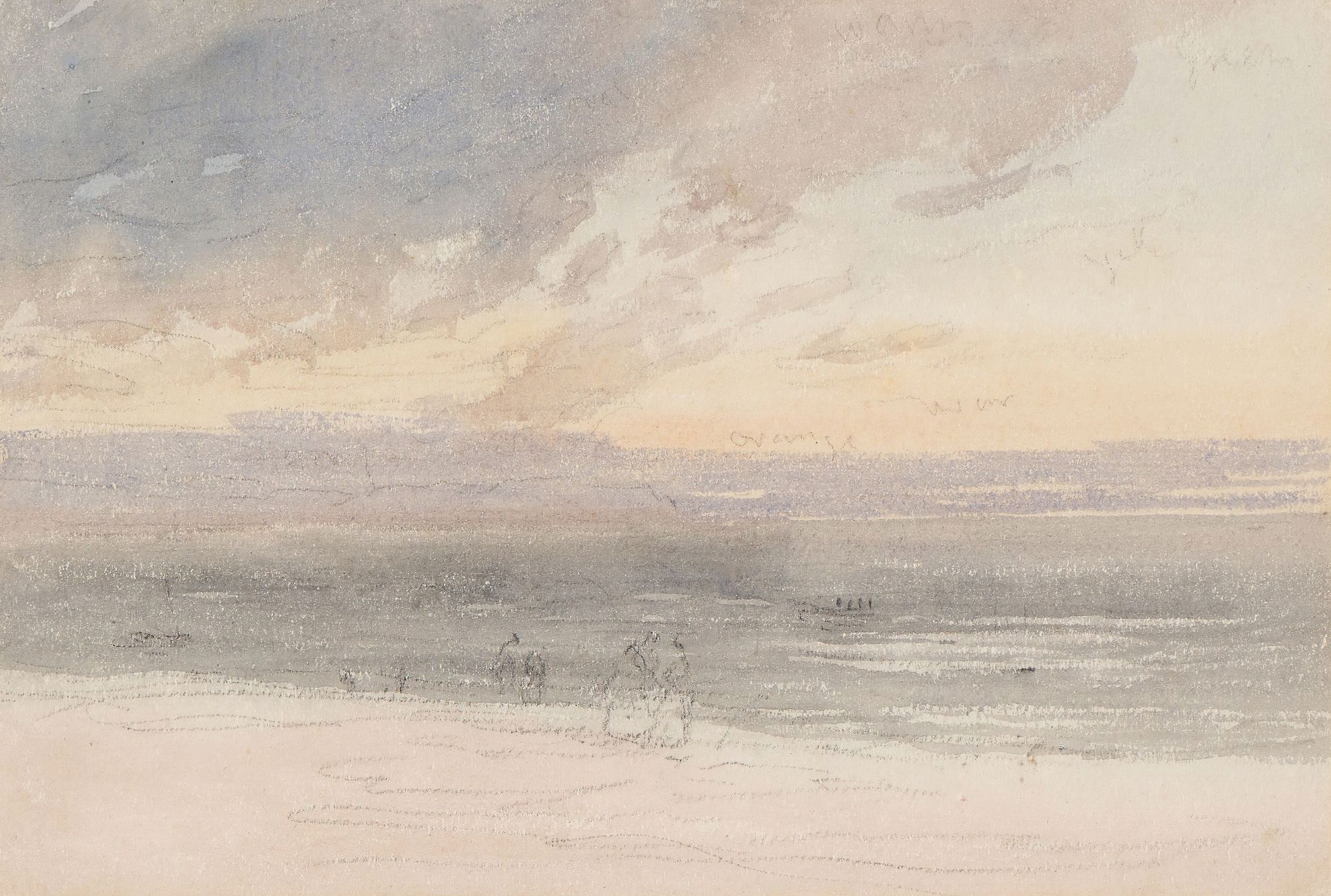 Sunset From The Shore (1783-1859)