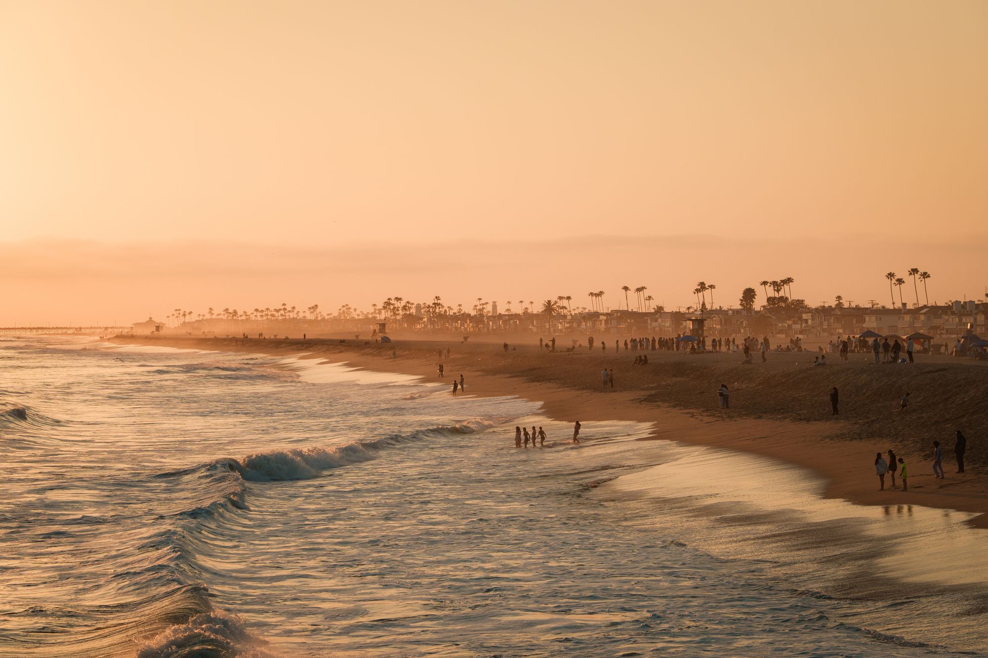 Sunset from Balboa Pier, Newport Beach