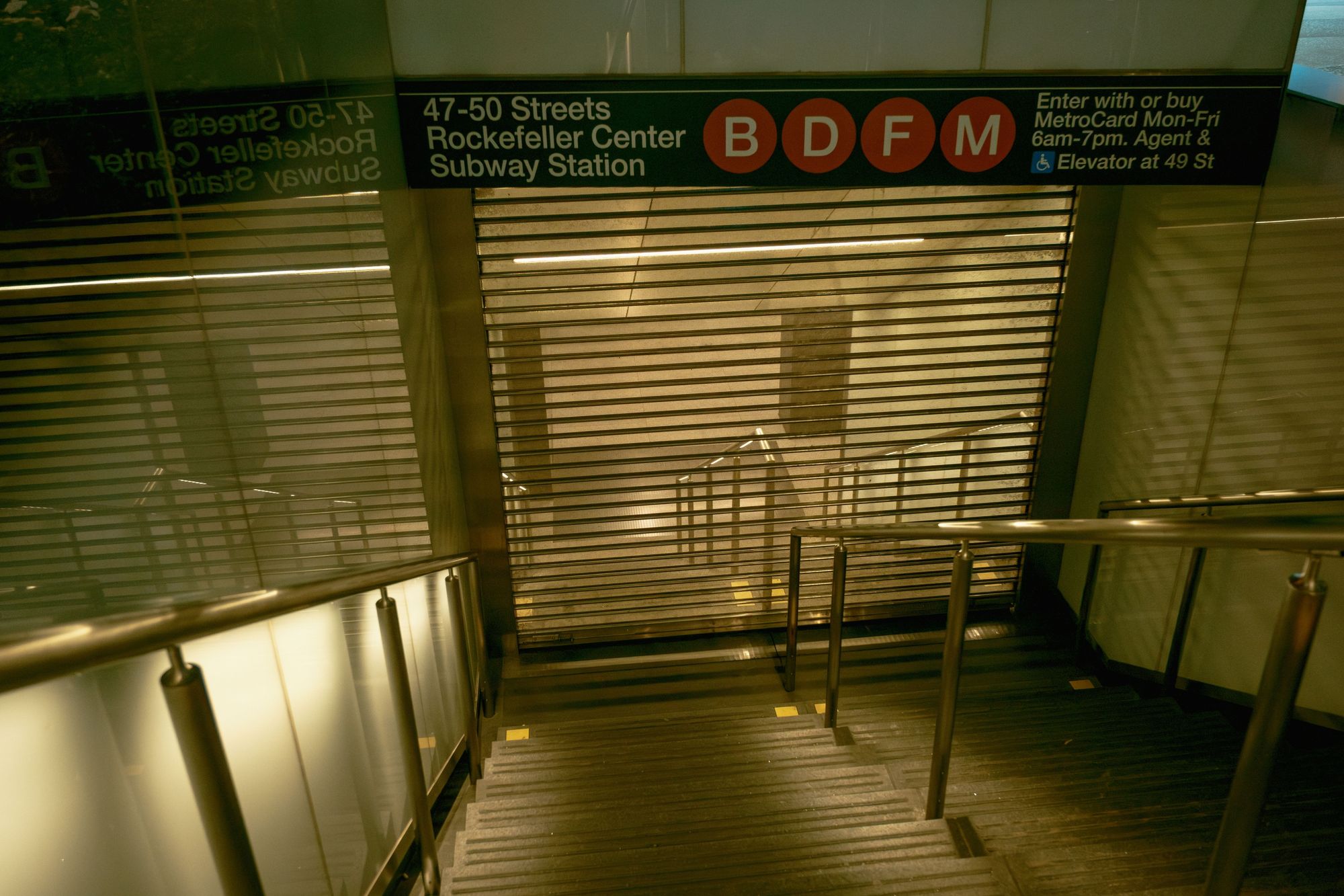 Subway at Rockefeller Center, Manhattan