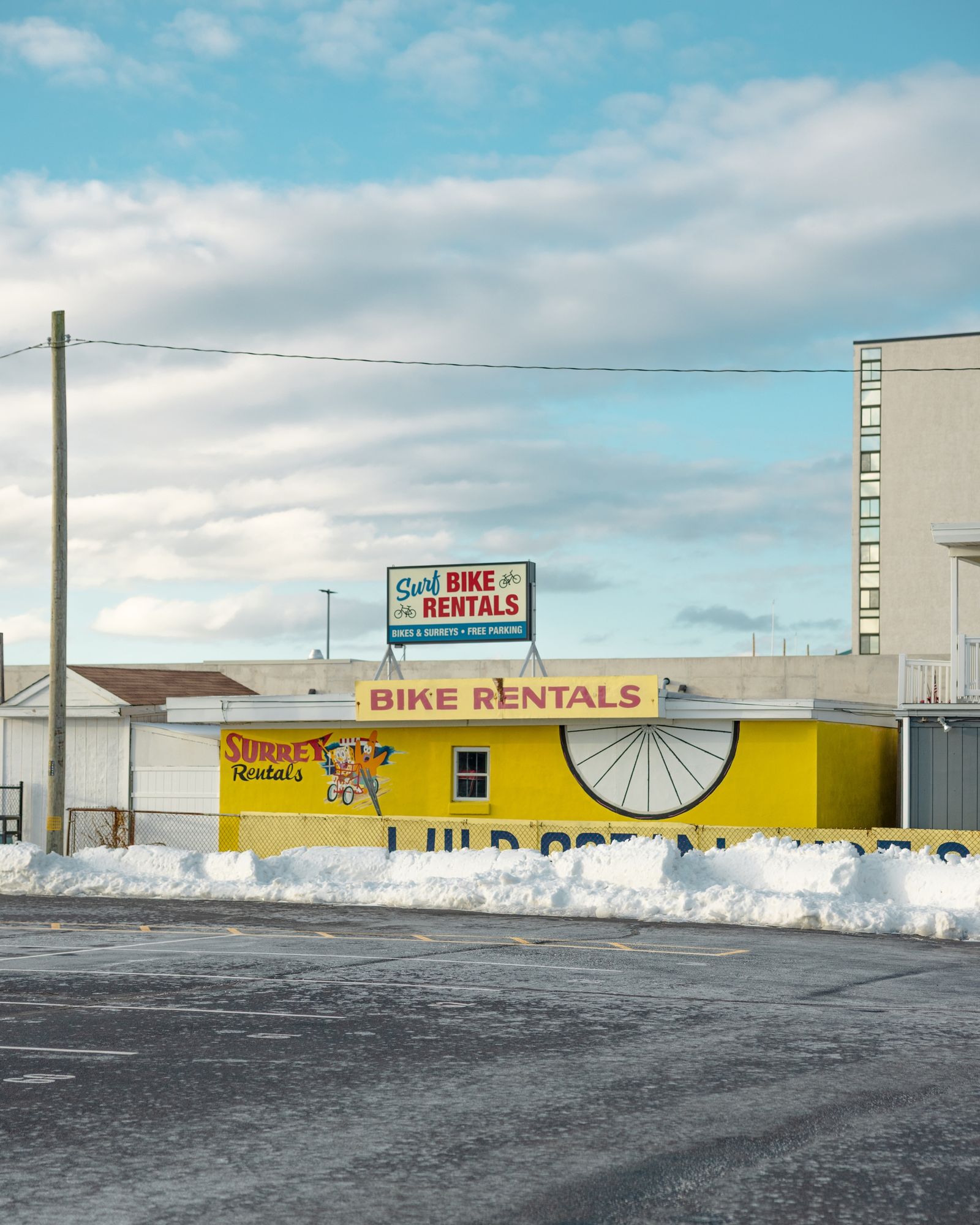 Surf Bike Rentals in Winter
