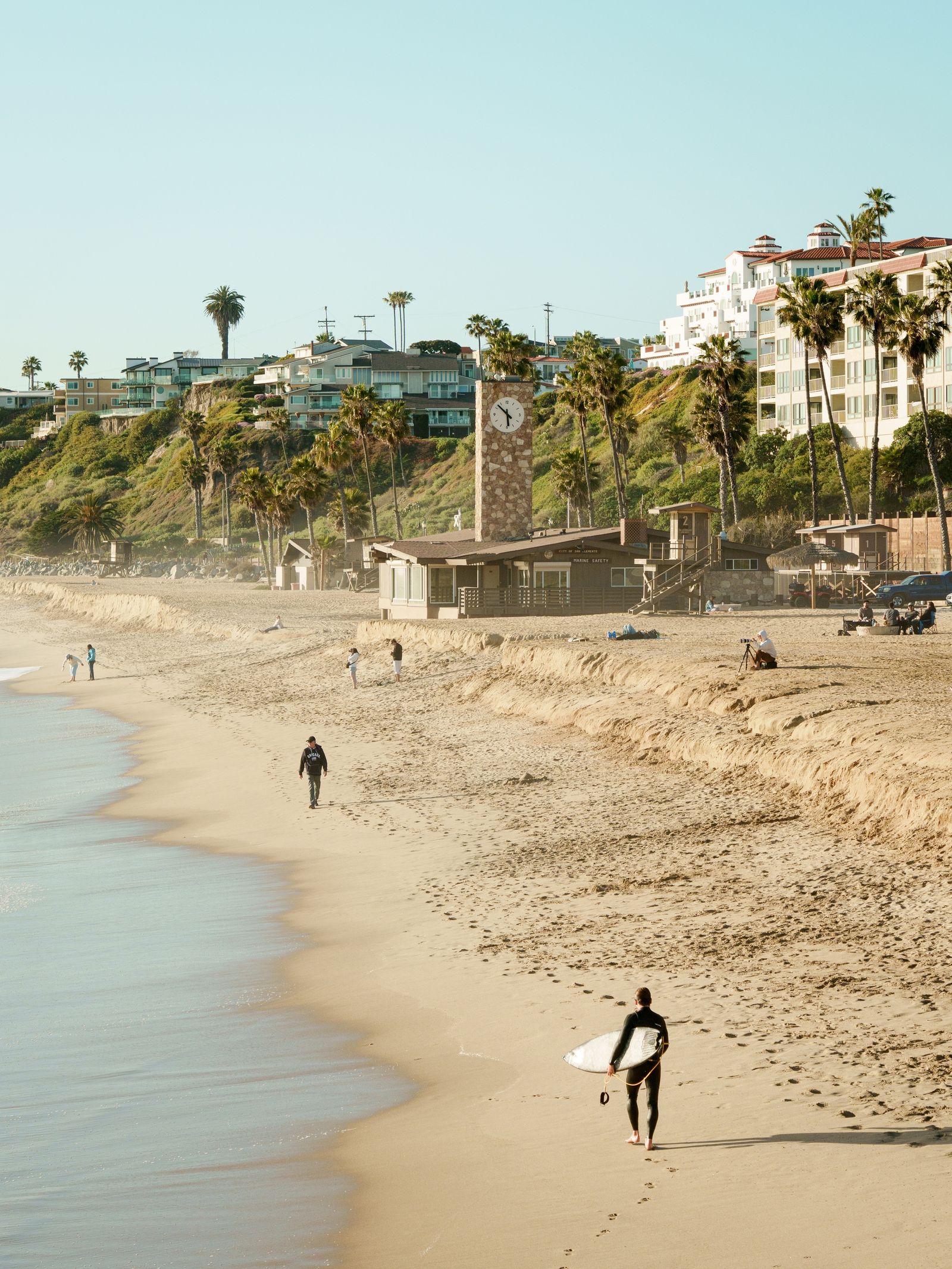 Surfer in San Clemente