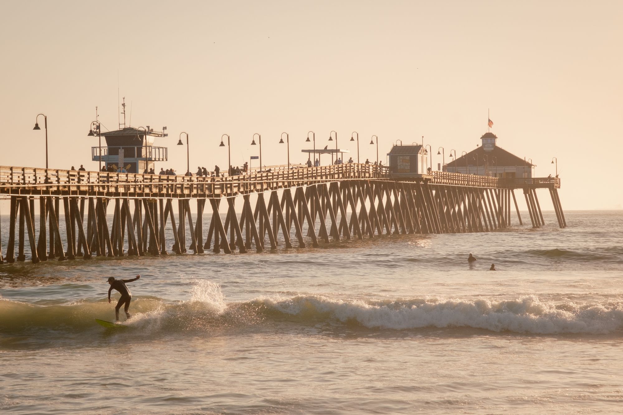 Surfing Imperial Beach